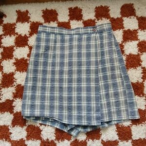 Vintage 90s Plaid Skort